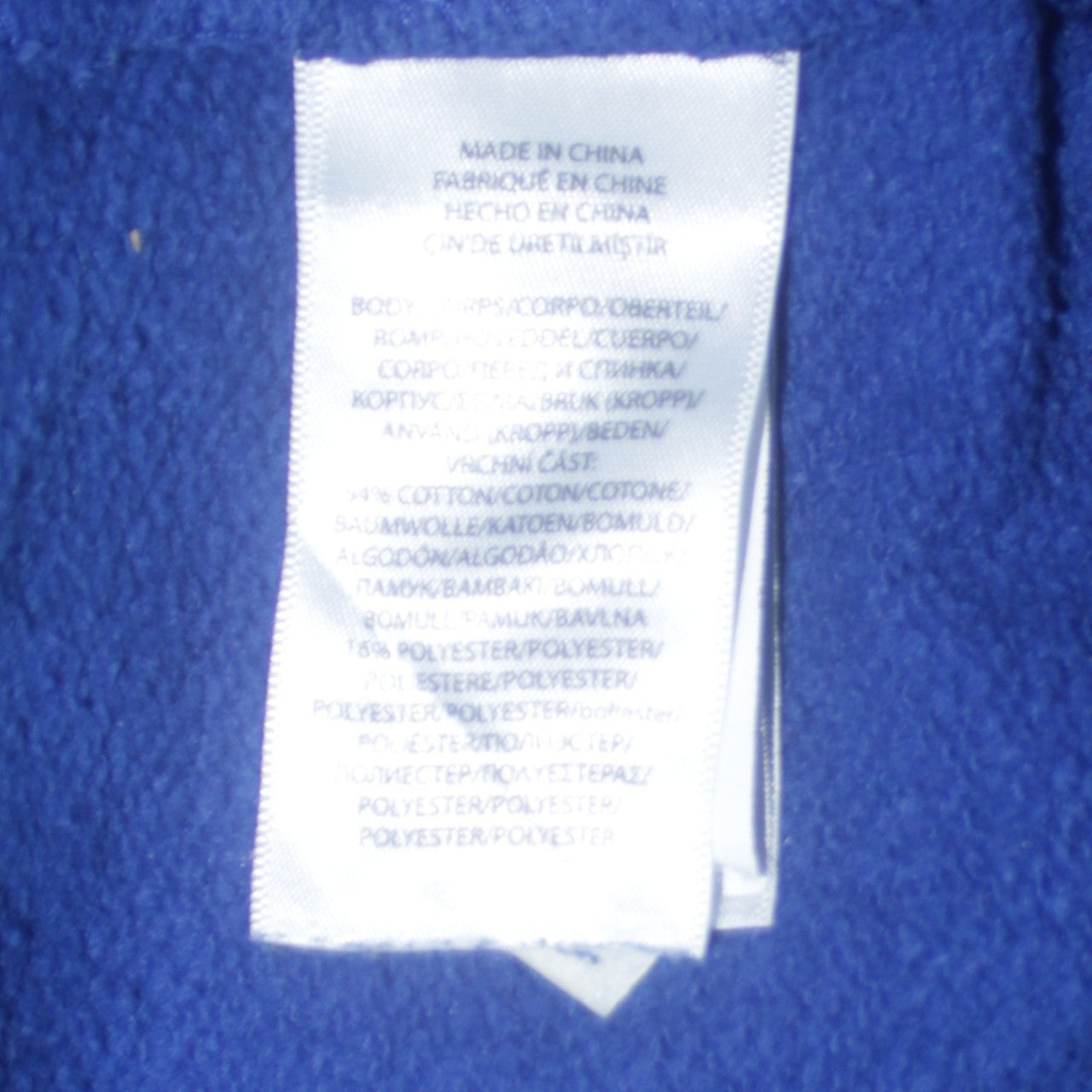 Polo Ralph Lauren Womens Blue Cotton Sweatshirt Size 14-16 Casual Crew Neck