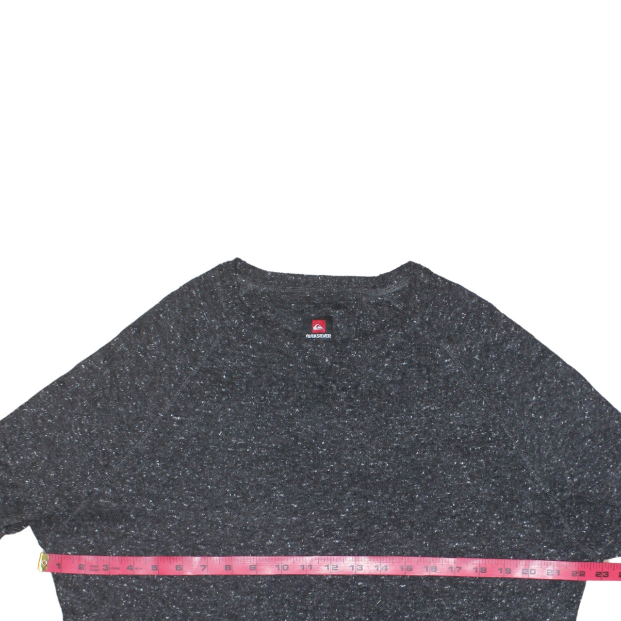 Quiksilver Men's Grey Knit Crew Neck Pullover Jumper Size L