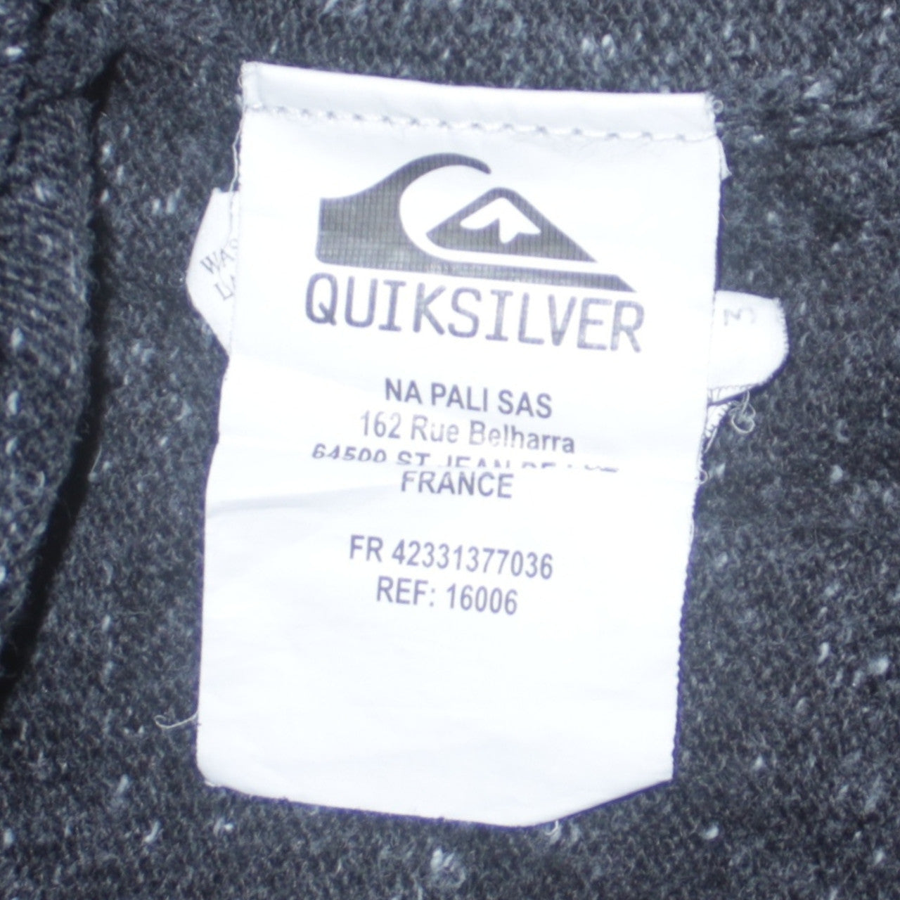 Quiksilver Men's Grey Knit Crew Neck Pullover Jumper Size L