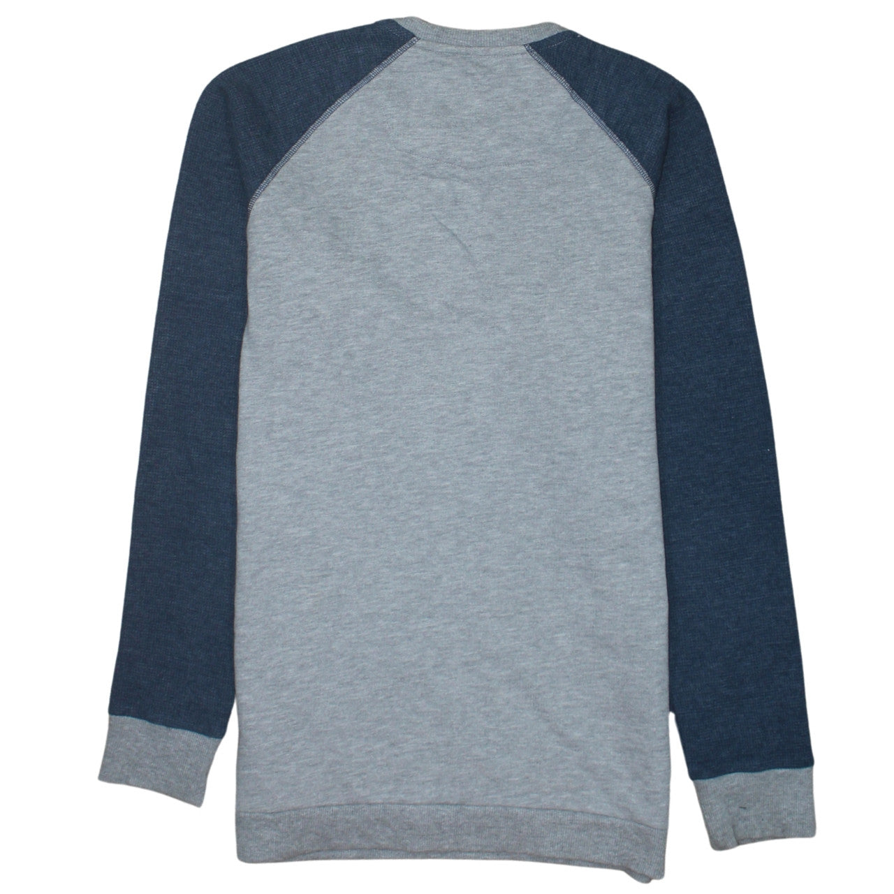 Diesel Mens Grey Blue Long Sleeve Crew Neck Pullover Sweatshirt L