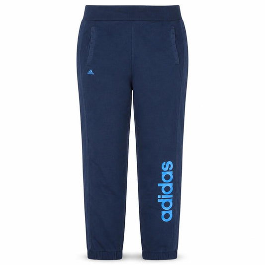 Adidas Women's Blue Track Pants S Regular Fit Sports Joggers