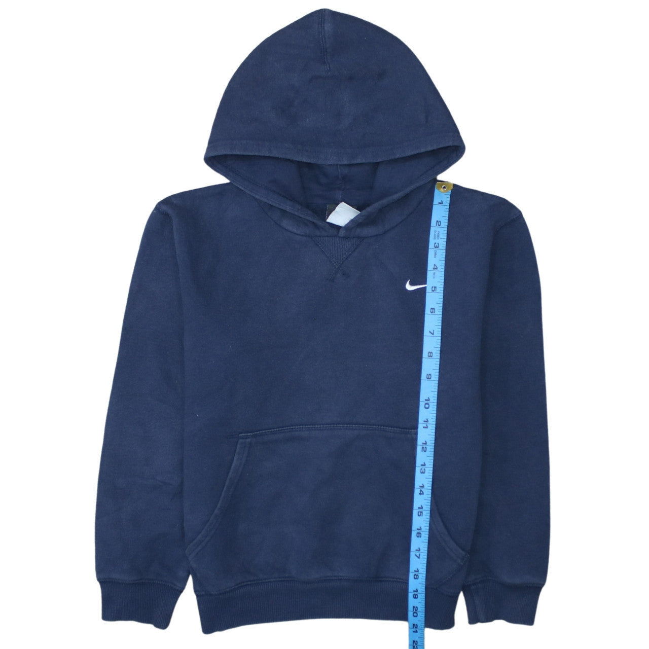 Nike Boys Blue Pullover Hoodie Medium 10-12 Years Fleece Sweatshirt