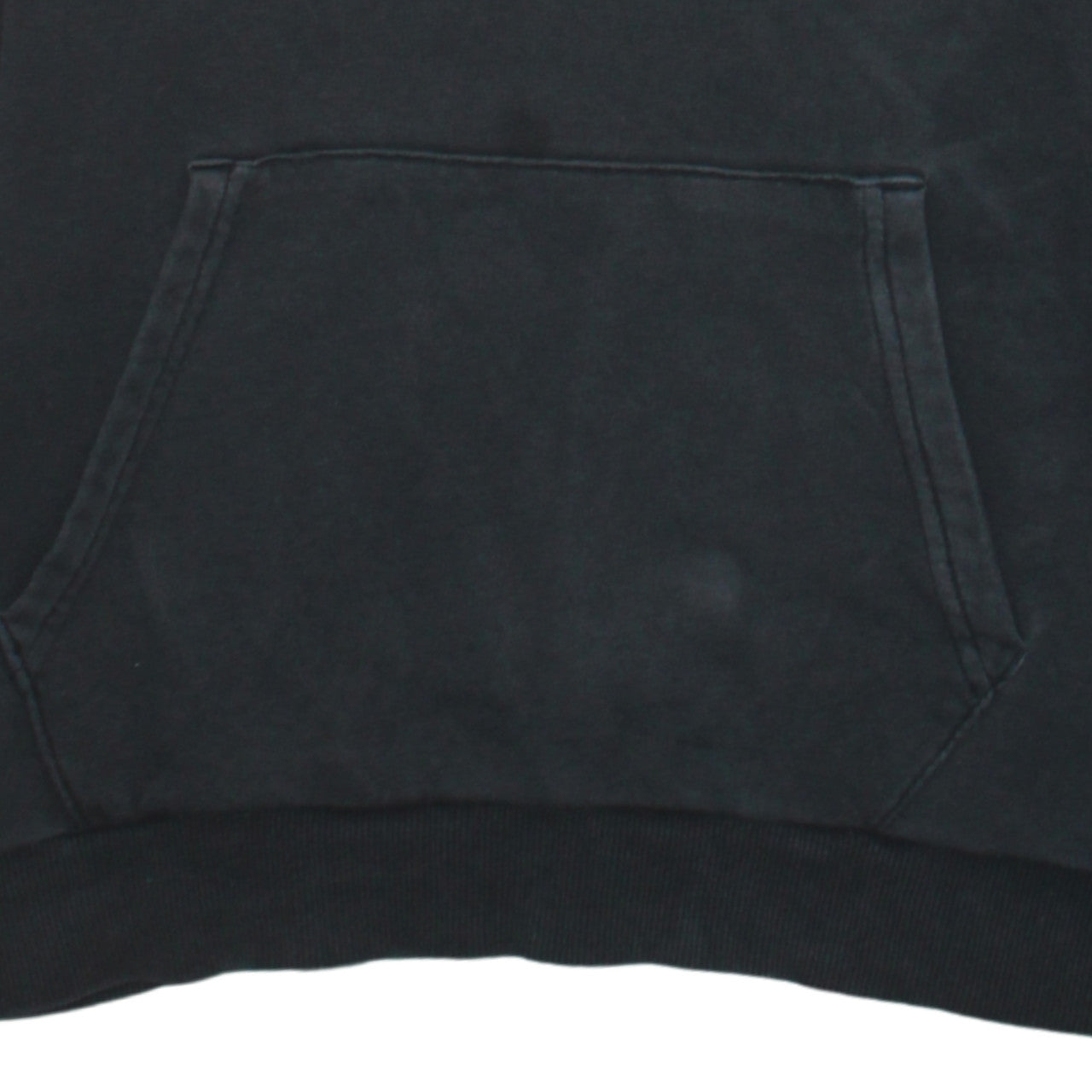 Puma Men's Black Small Pullover Hoodie with Logo Print
