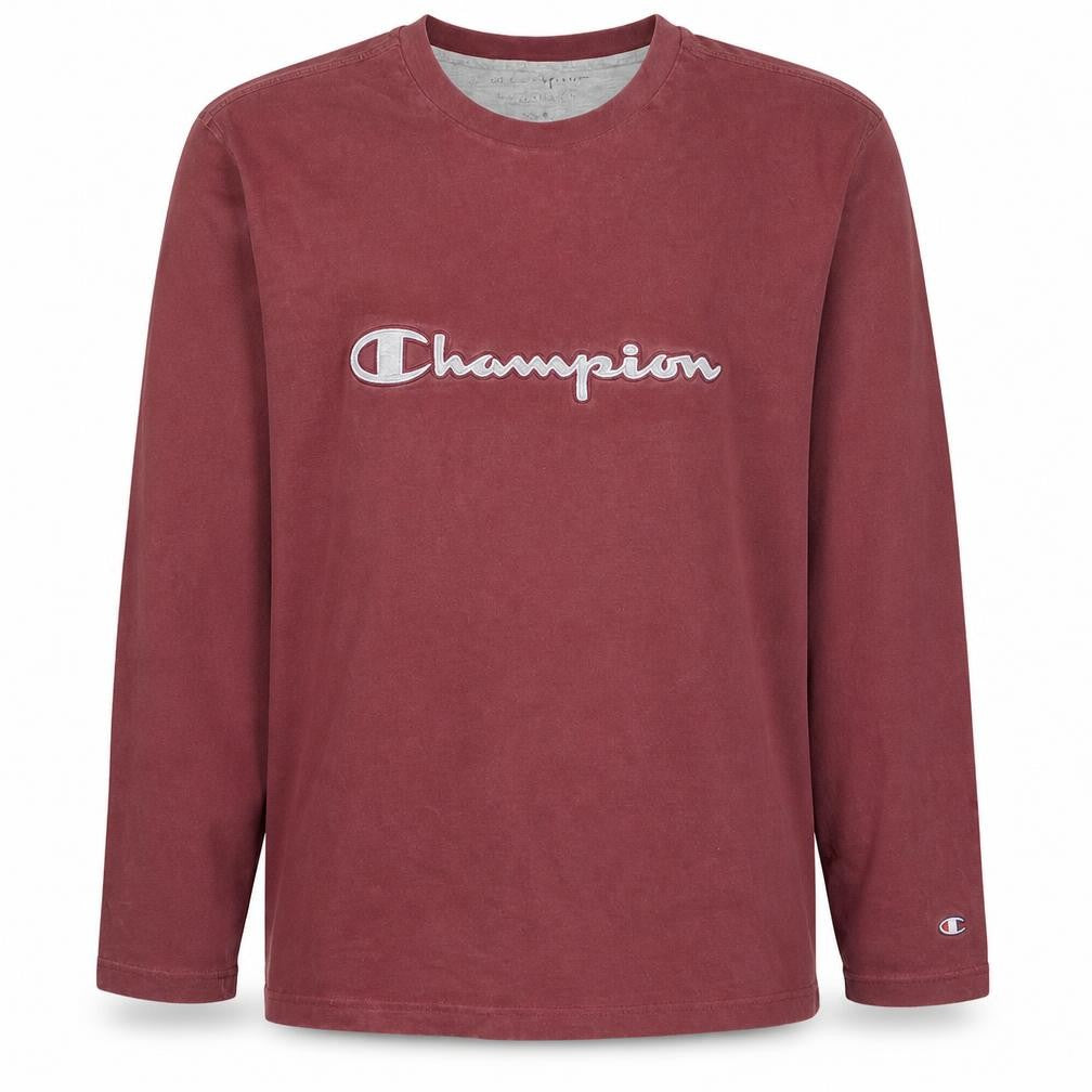 Champion Men's Red XL Pullover Sweatshirt Embroidered Logo