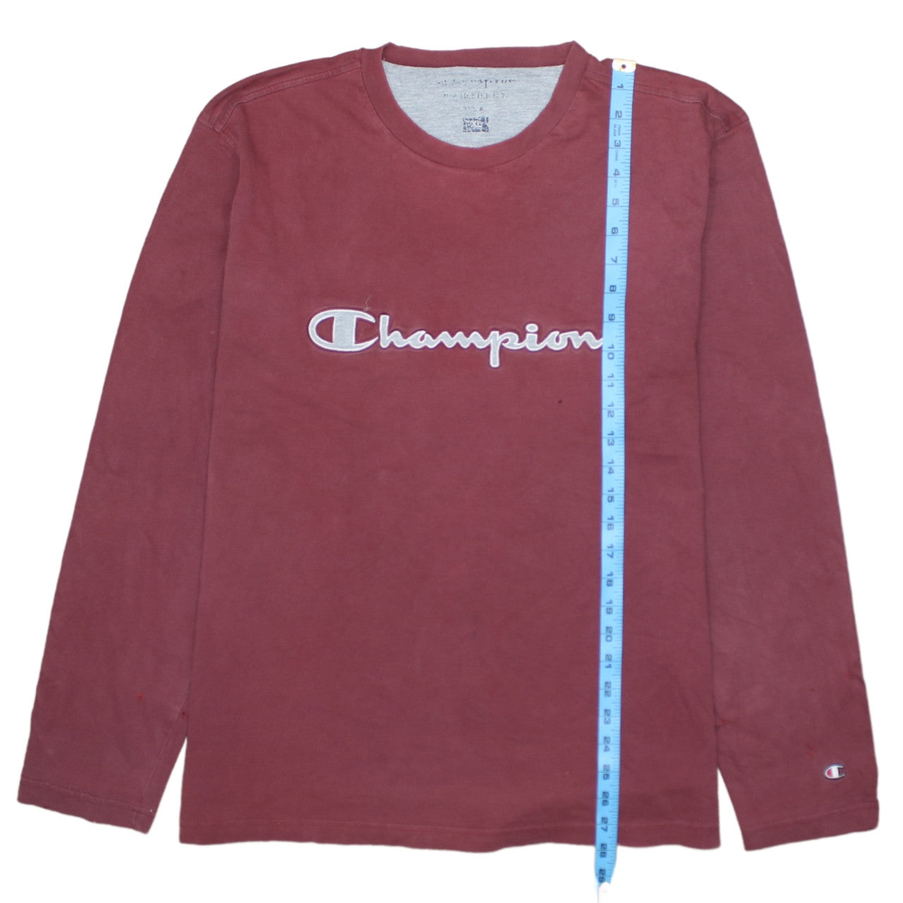 Champion Men's Red XL Pullover Sweatshirt Embroidered Logo