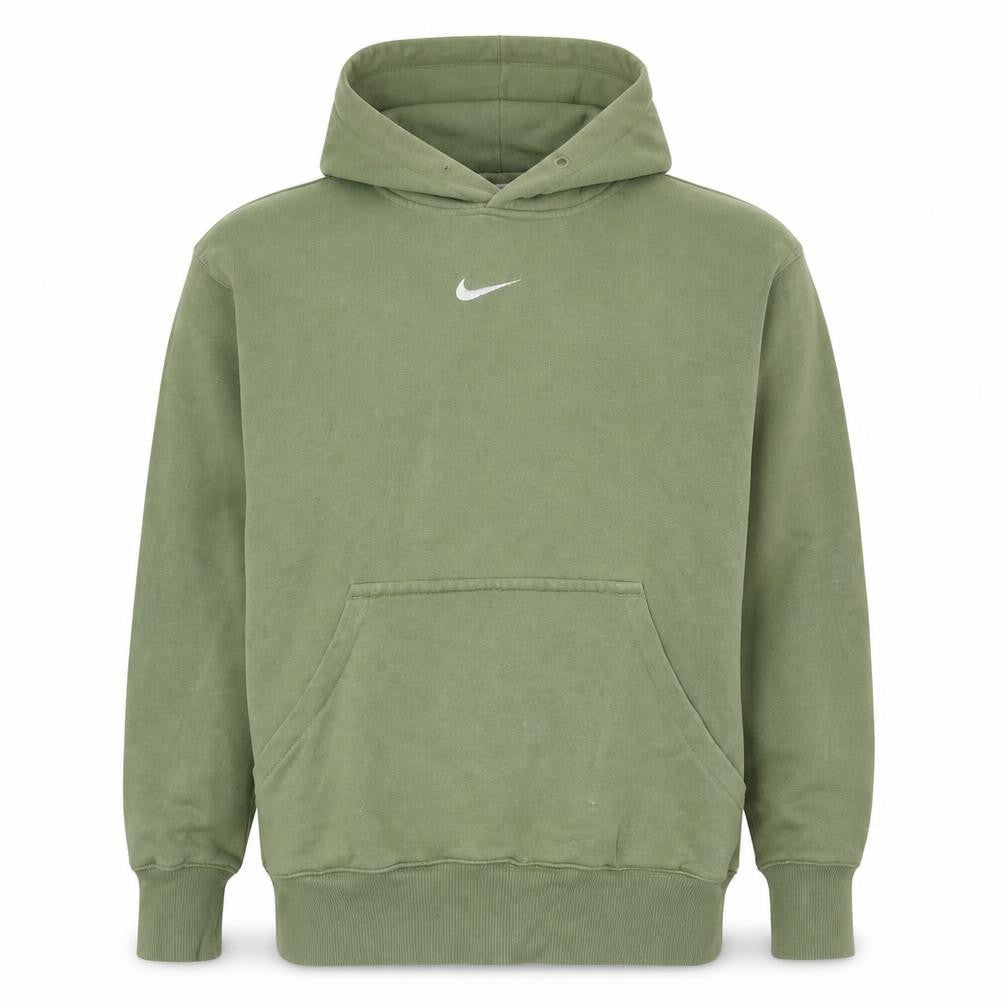 Nike Men's Green Pullover Hoodie Small Regular Fit Sportswear