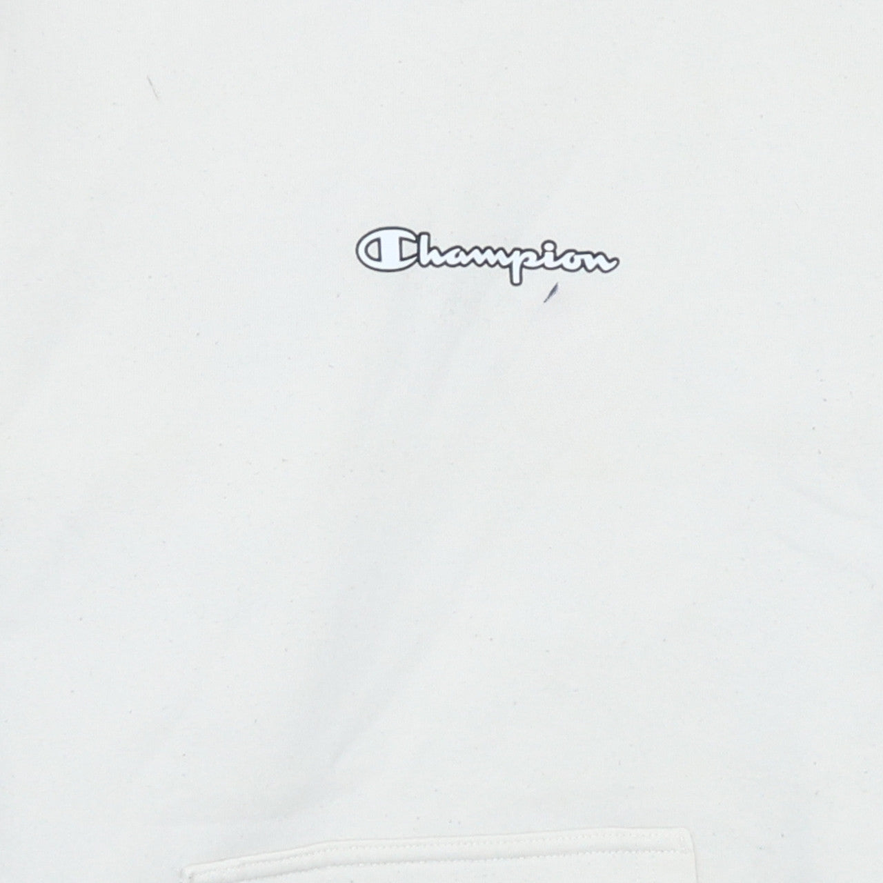Champion Men's White Pullover Hoodie Medium Regular Fit