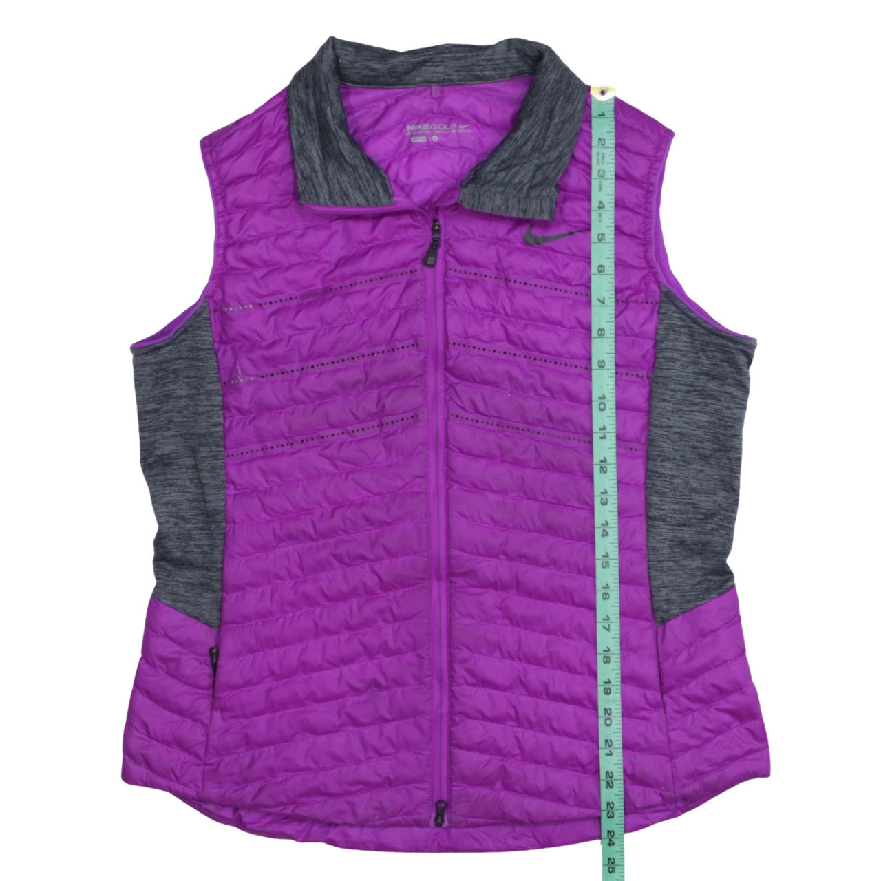 Nike Golf Women Purple Lightweight Puffer Waistcoat L