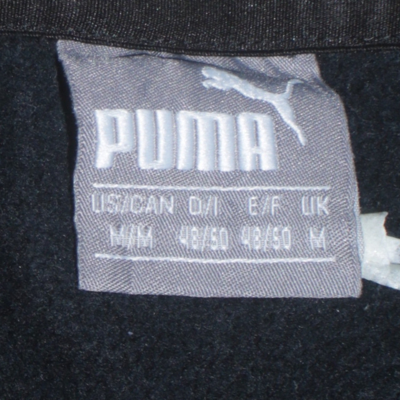 Puma Men's Green Pullover Sweatshirt M Regular Fit Logo Crew Neck