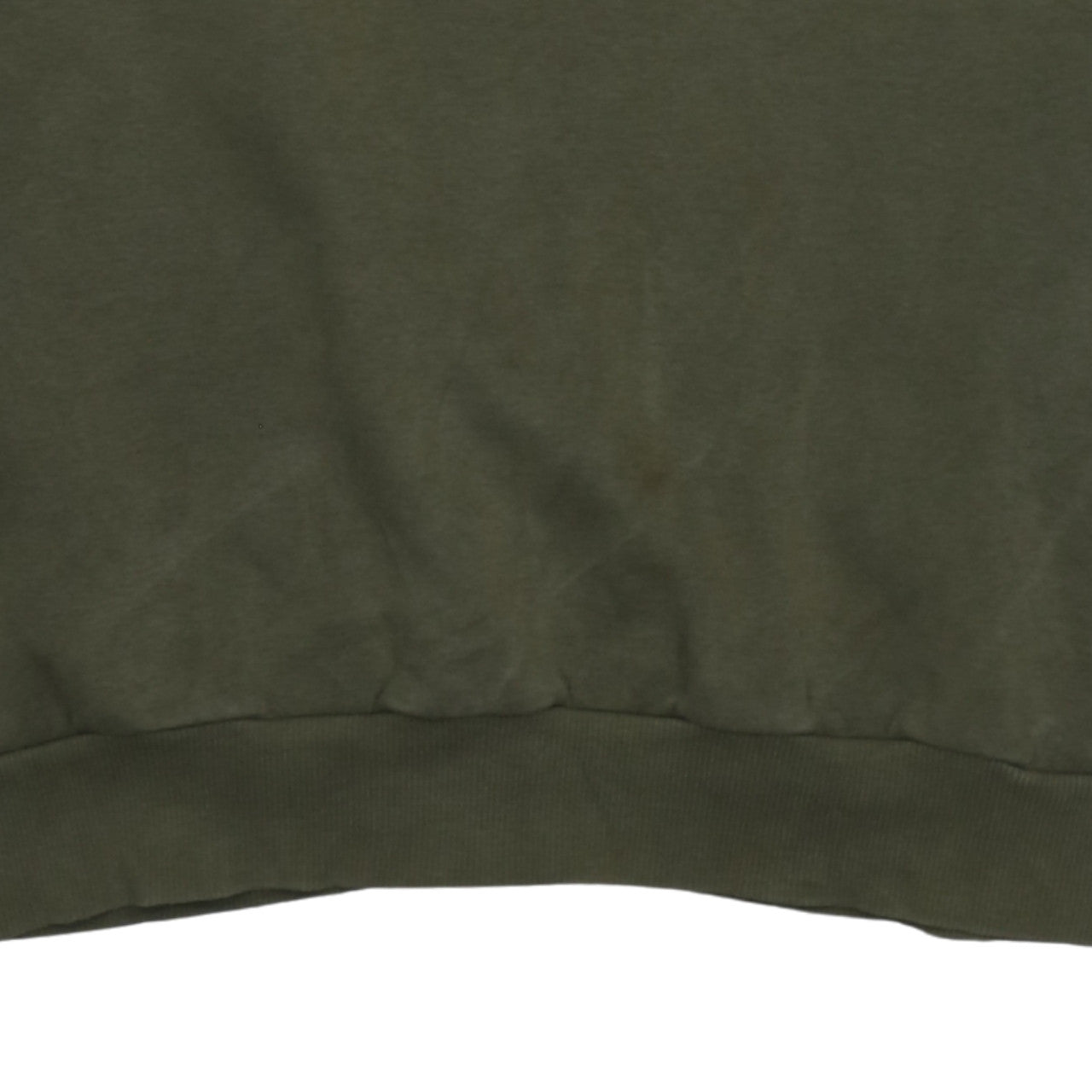 Puma Men's Green Pullover Sweatshirt M Regular Fit Logo Crew Neck