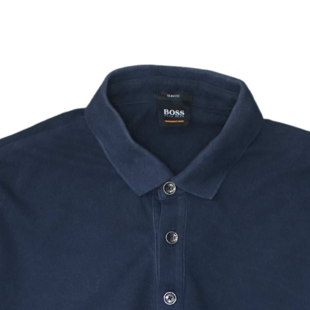 Hugo Boss Men's Blue Slim Fit Short Sleeve Polo Shirt M