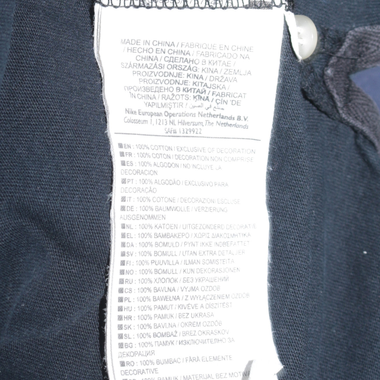 Nike Men's Black XL Polo Shirt Cotton Athletic Dept