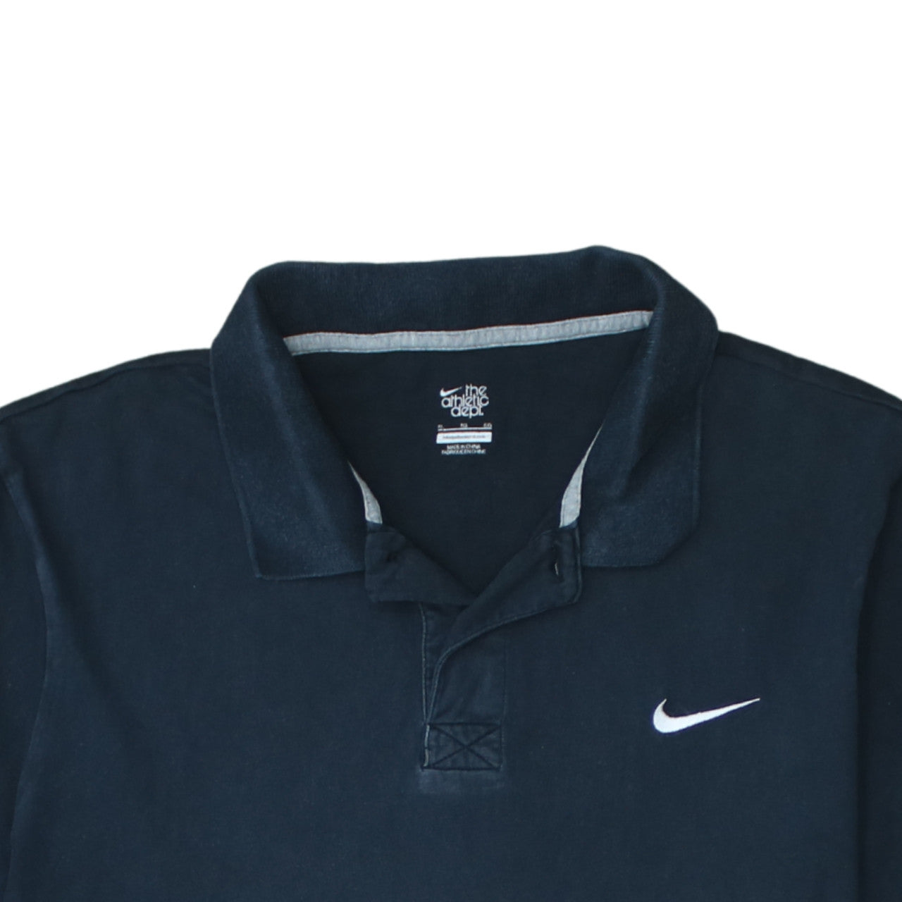 Nike Men's Black XL Polo Shirt Cotton Athletic Dept