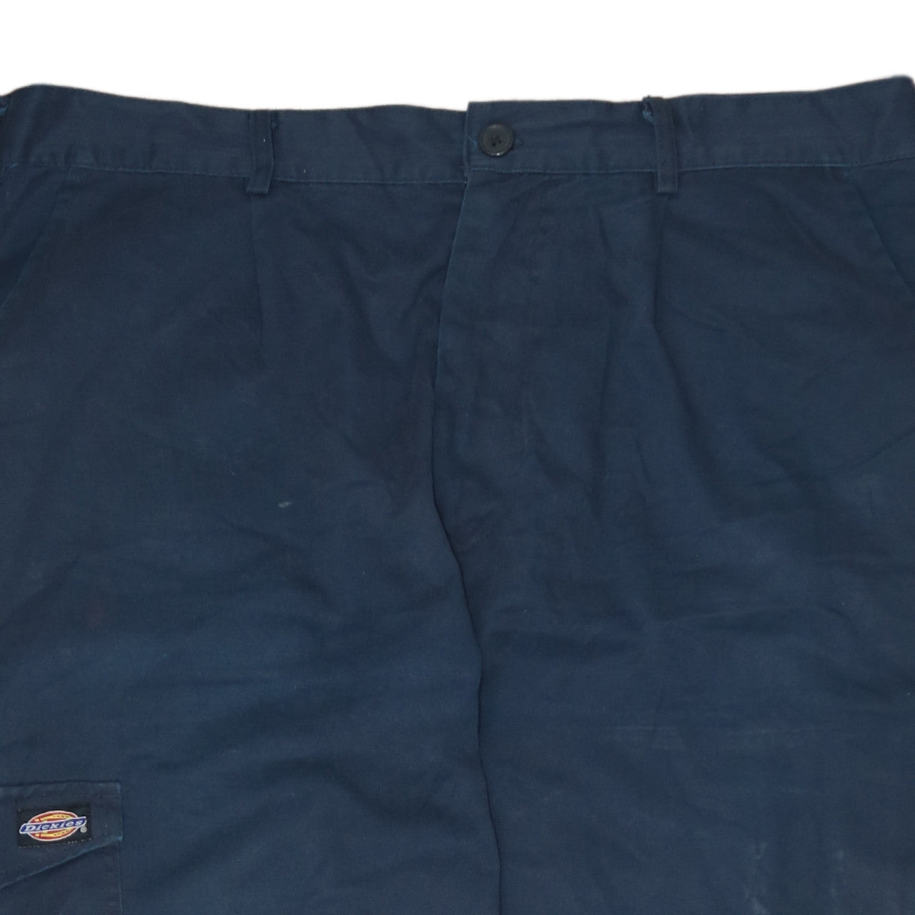 Dickies Redhawk Men Blue Cargo Workwear Trousers 40 Regular Cotton Blend