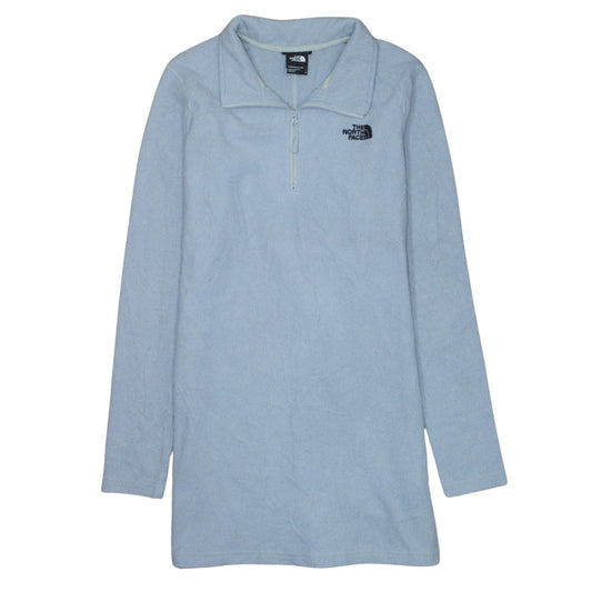 The North Face Womens Light Blue Fleece Pullover Sweatshirt L