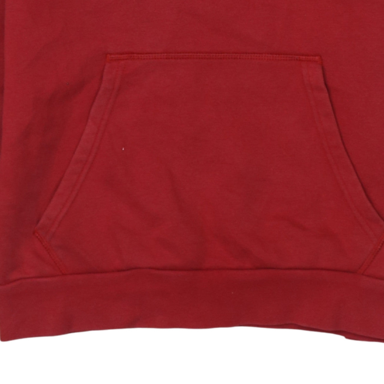 Adidas Men's Red Pullover Hoodie Small Embroidered Sports Style