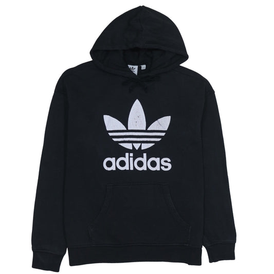 Adidas Women's Black Hoodie UK 12 Pullover Hooded Sweatshirt