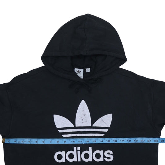 Adidas Women's Black Hoodie UK 12 Pullover Hooded Sweatshirt