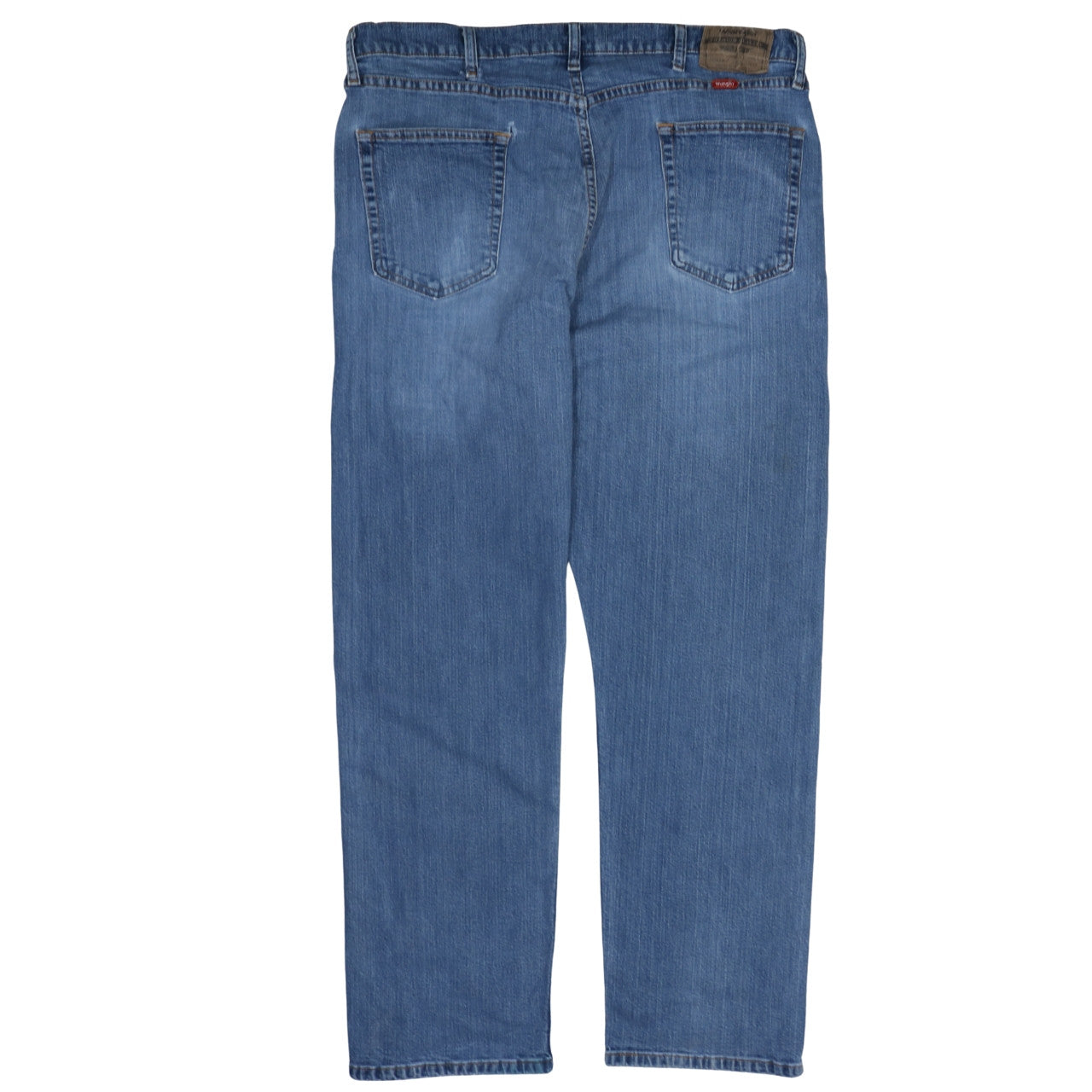 Wrangler Men's Blue Relaxed Fit Straight Denim Jeans 38W x 30L