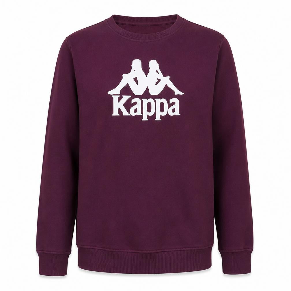 Kappa Men's Purple Logo Crew Neck Sweatshirt Size L