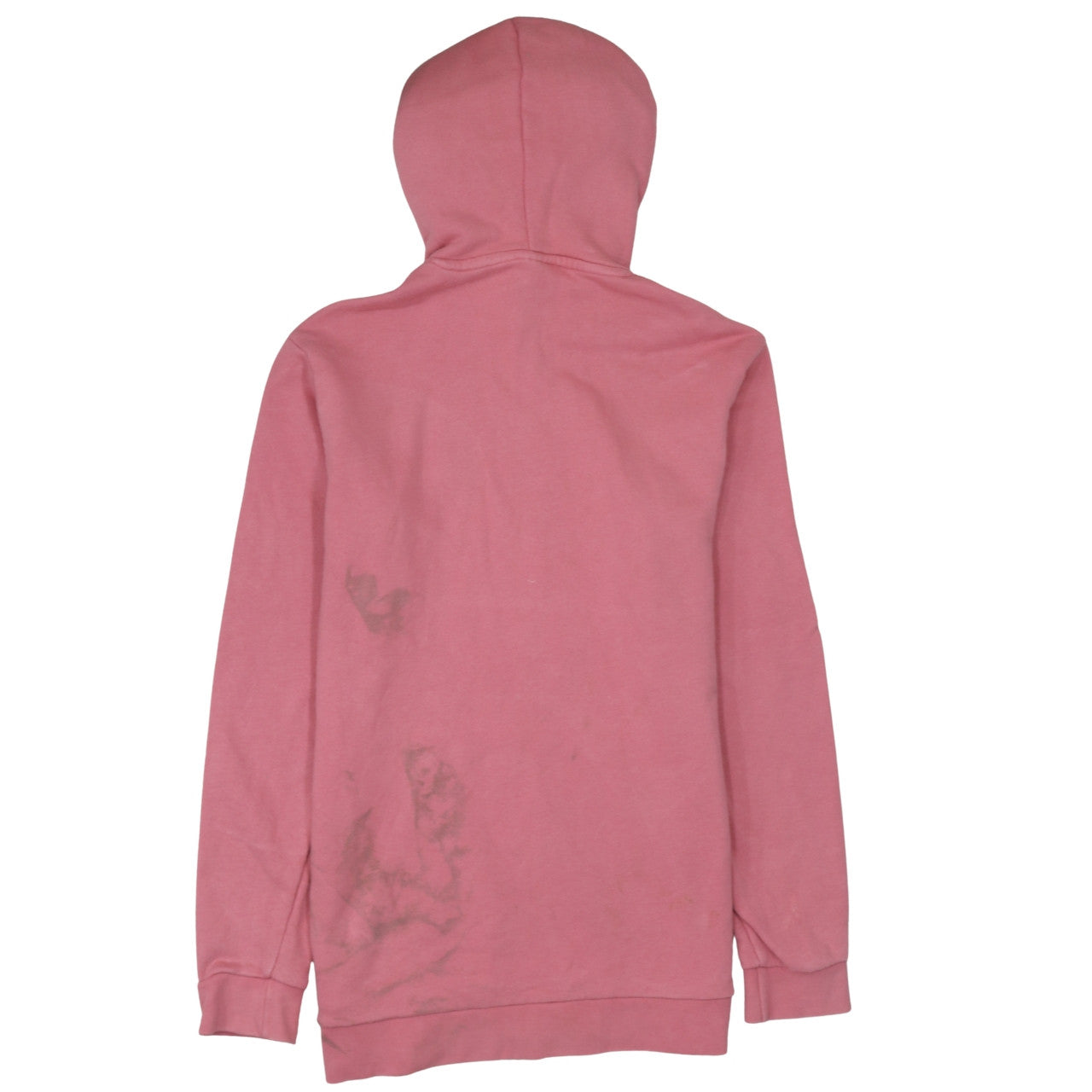 Adidas Men's Pink Pullover Hoodie M Logo Fleece Sweatshirt