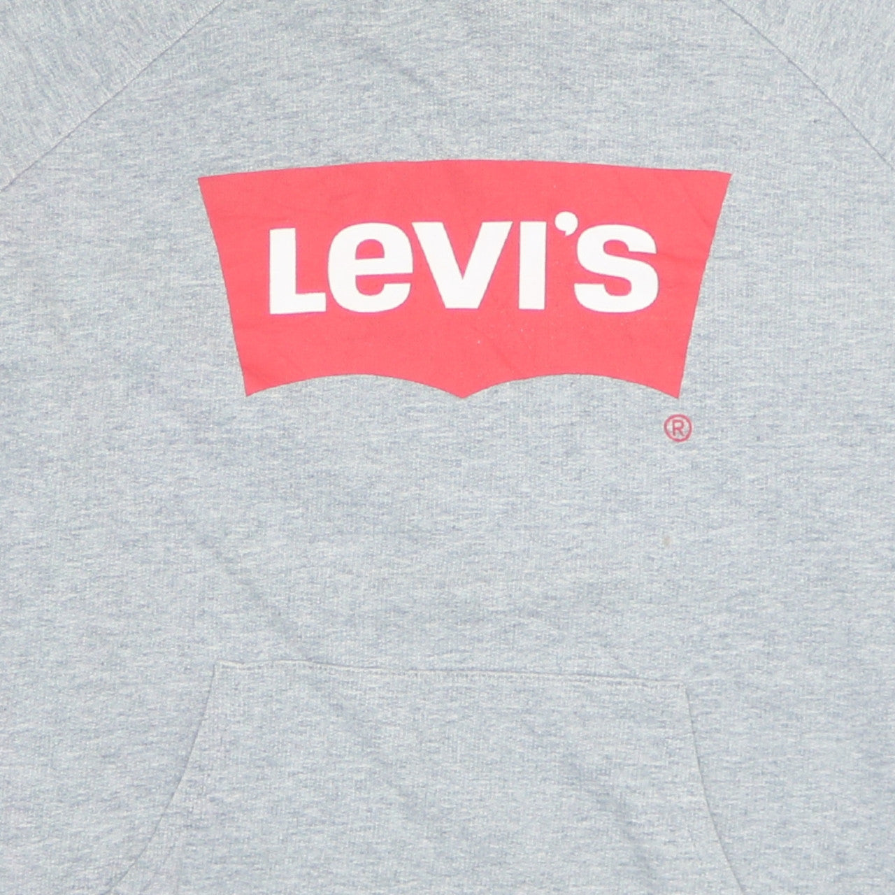 Levi's Boys Grey Pullover Logo Hoodie Size 16 Years Regular Fit