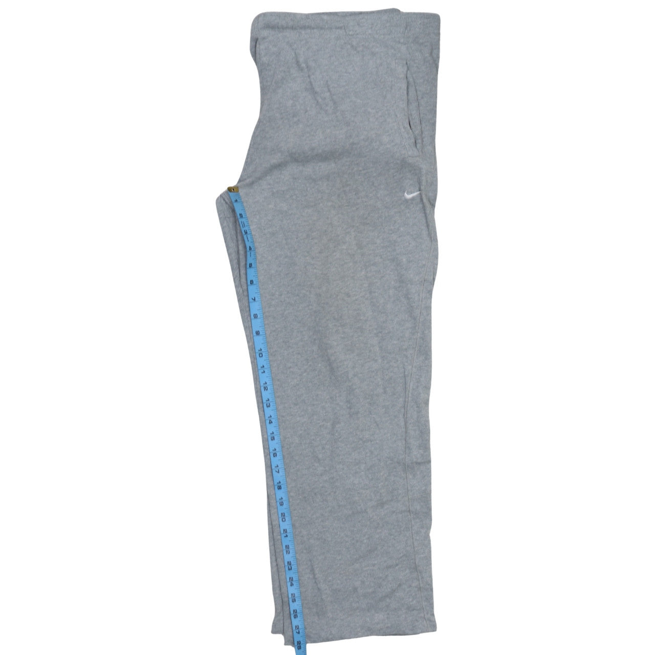 Nike Men's Grey XL Sweatpants Elastic Waist Regular Fit Activewear Trousers
