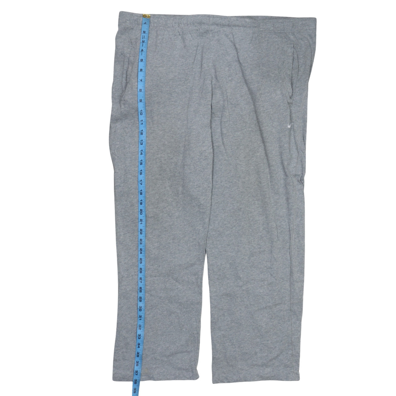 Nike Men's Grey XL Sweatpants Elastic Waist Regular Fit Activewear Trousers