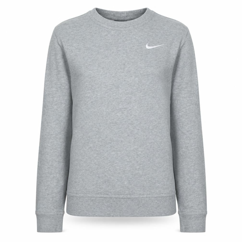 Nike Women’s Grey XS Pullover Sweatshirt 100% Cotton Crew Neck