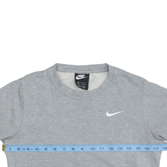 Nike Women’s Grey XS Pullover Sweatshirt 100% Cotton Crew Neck