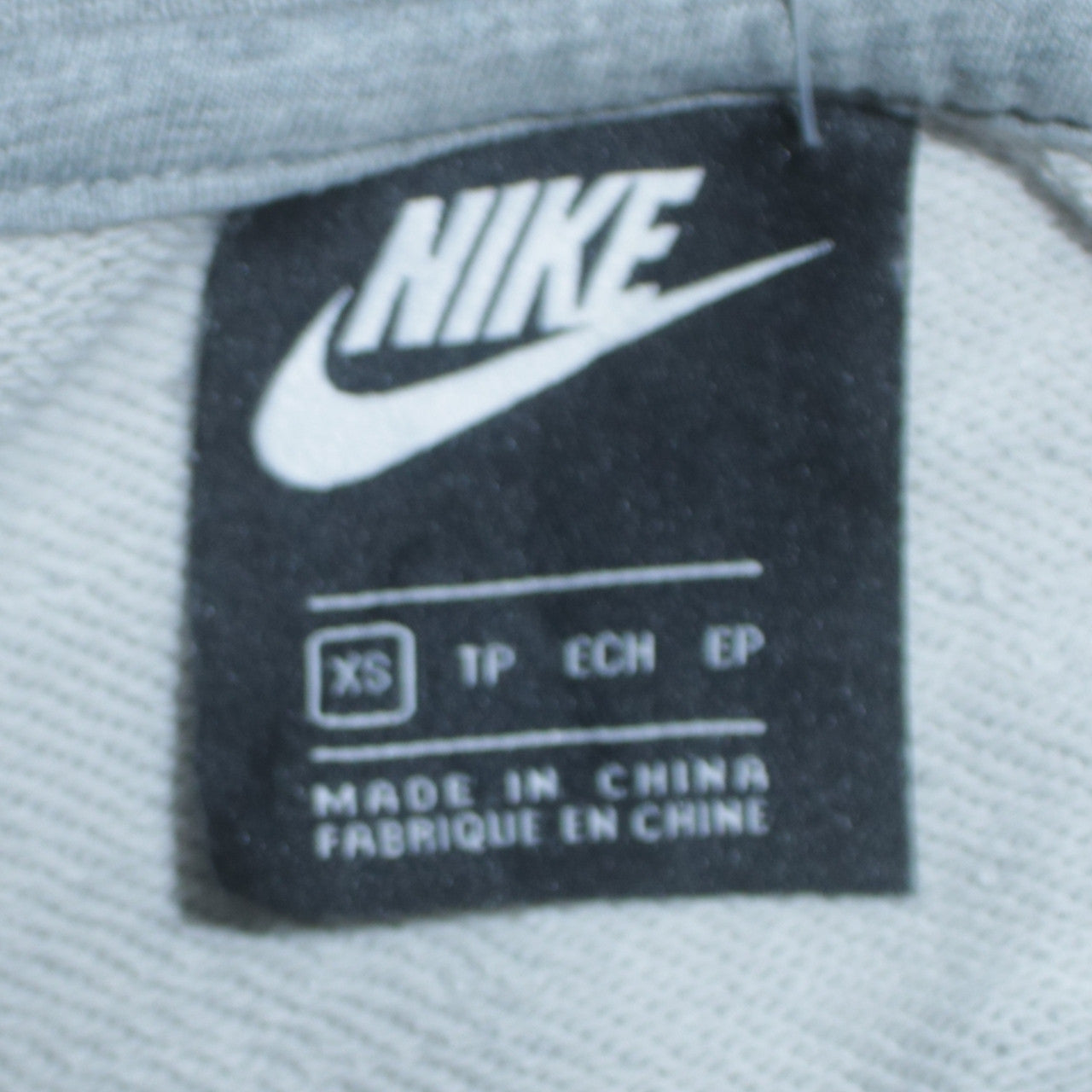 Nike Women’s Grey XS Pullover Sweatshirt 100% Cotton Crew Neck