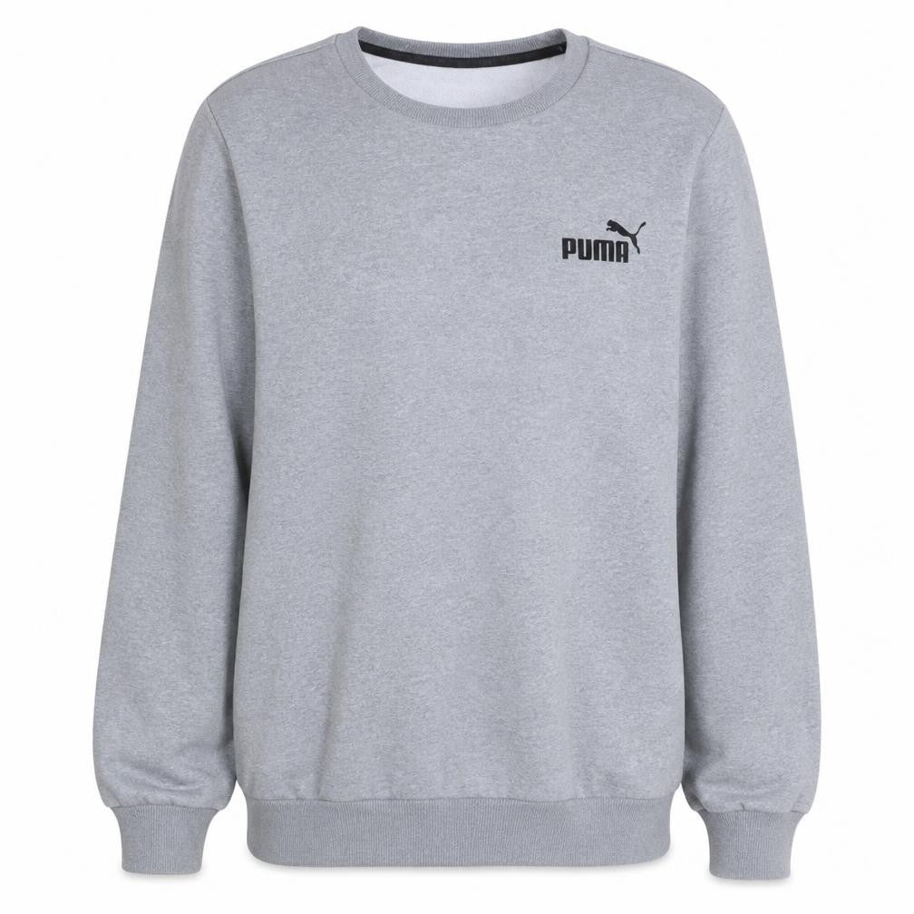 Puma Men's Grey XS Crew Neck Pullover Sweatshirt