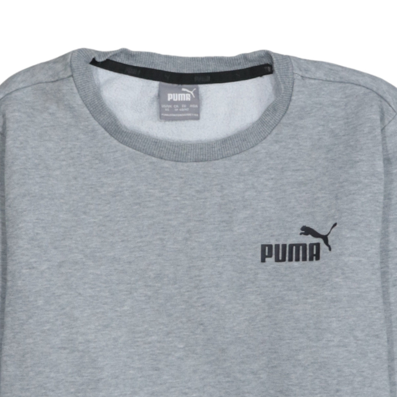 Puma Men's Grey XS Crew Neck Pullover Sweatshirt