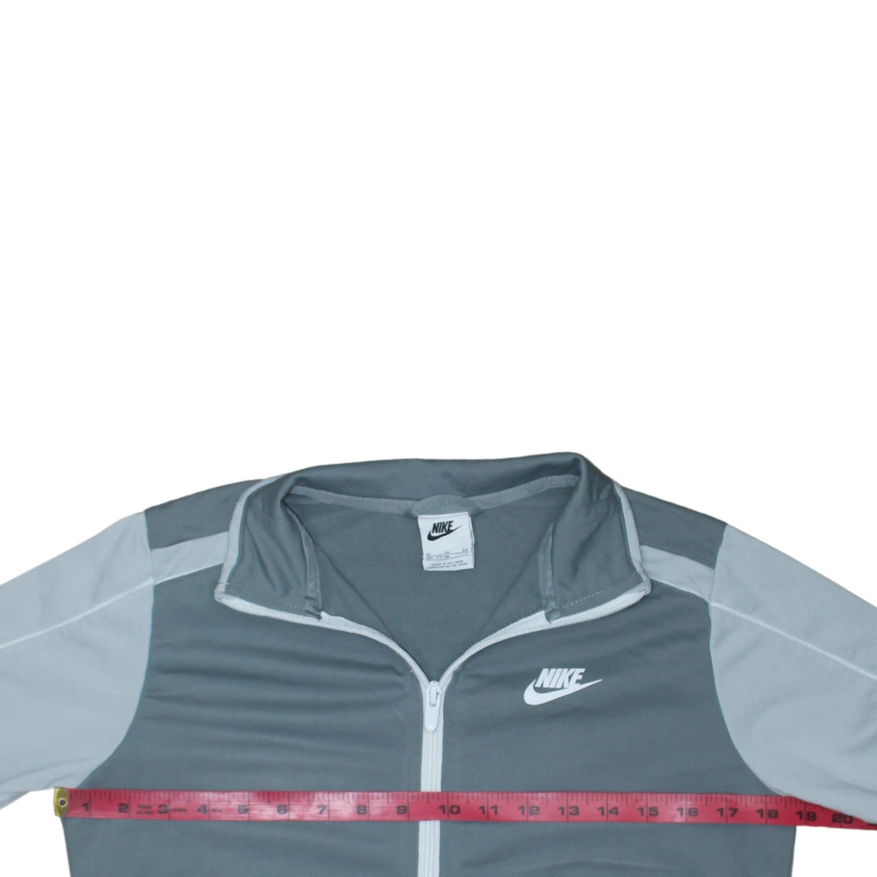 Nike Boys Grey XL Track Jacket Lightweight Zip Activewear Top