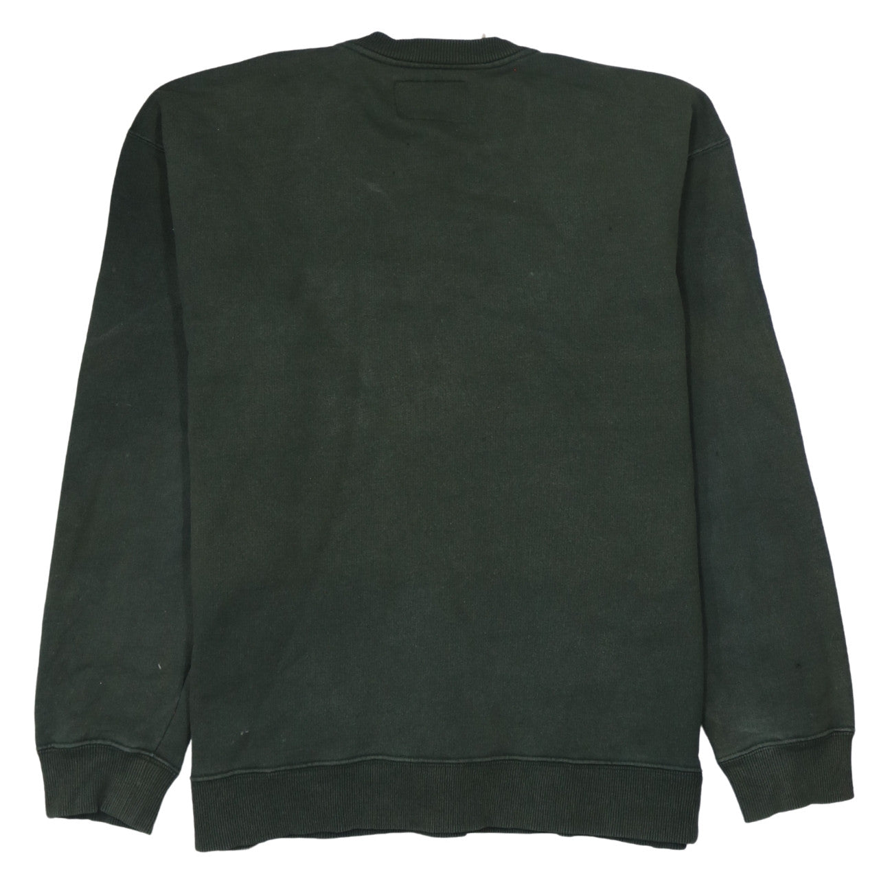 Energie Men's Green Large Pullover Crew Neck Embroidered Sweatshirt