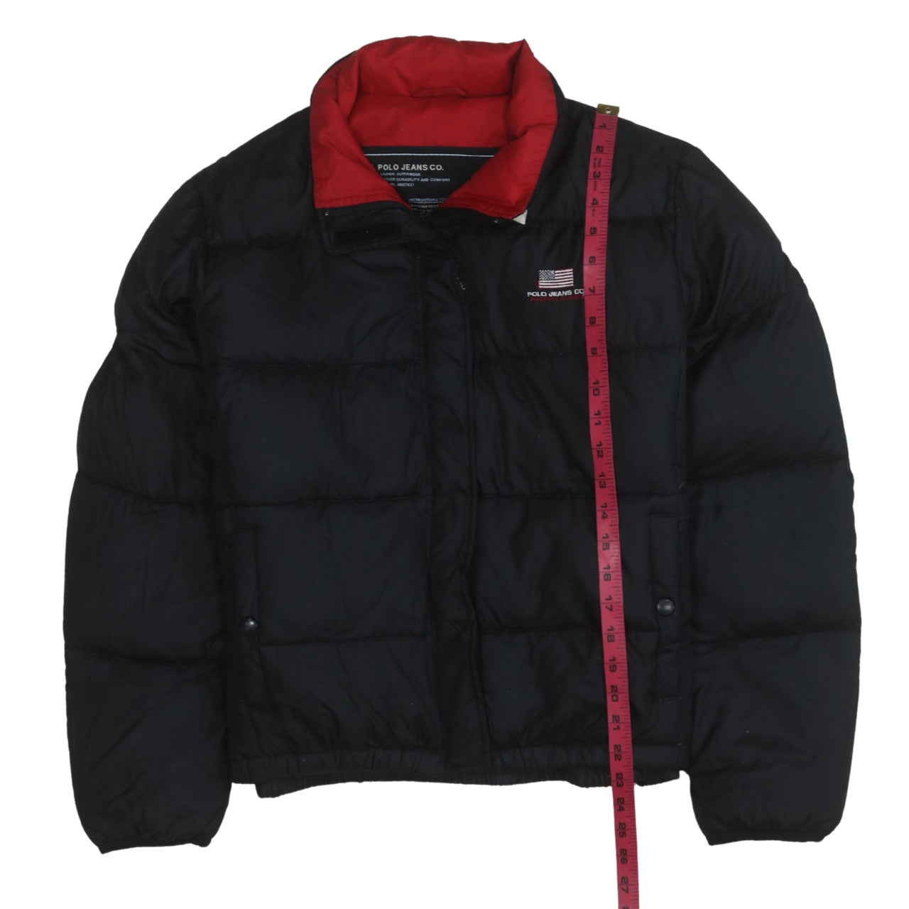 Ralph Lauren Polo Jeans Co. Women's Black Puffer Jacket Lined Size L