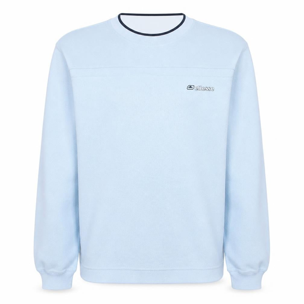 Ellesse Women Blue Crew Neck Pullover Sweatshirt Size 14
