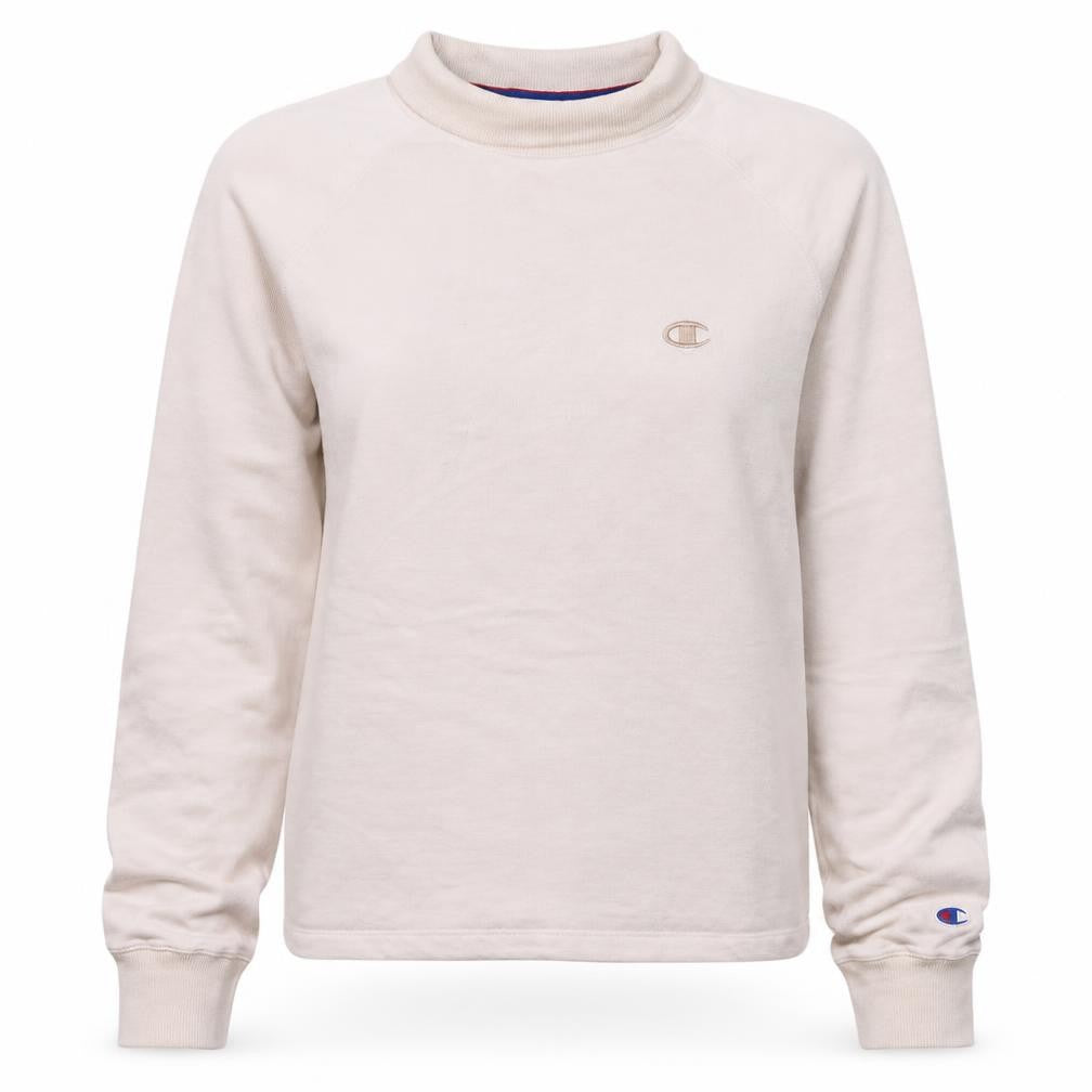 Champion Women Beige Long Sleeve Pullover Sweatshirt L