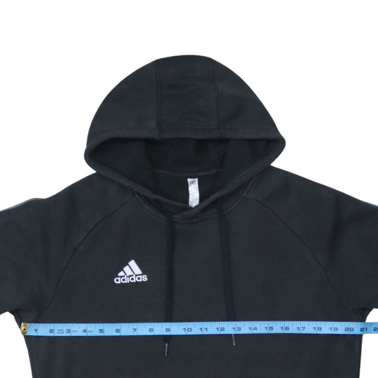 Adidas Men's Black Pullover Hoodie Size M Regular Fit Sportswear
