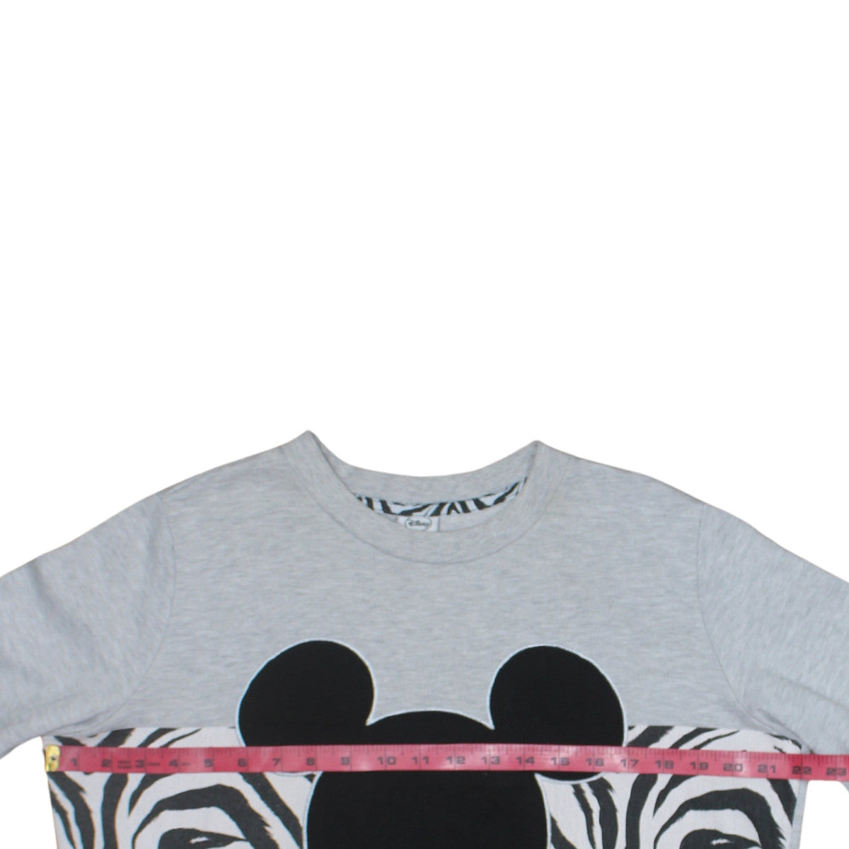 Disney at George Womens Grey & Black Mickey Mouse Sweatshirt Size M