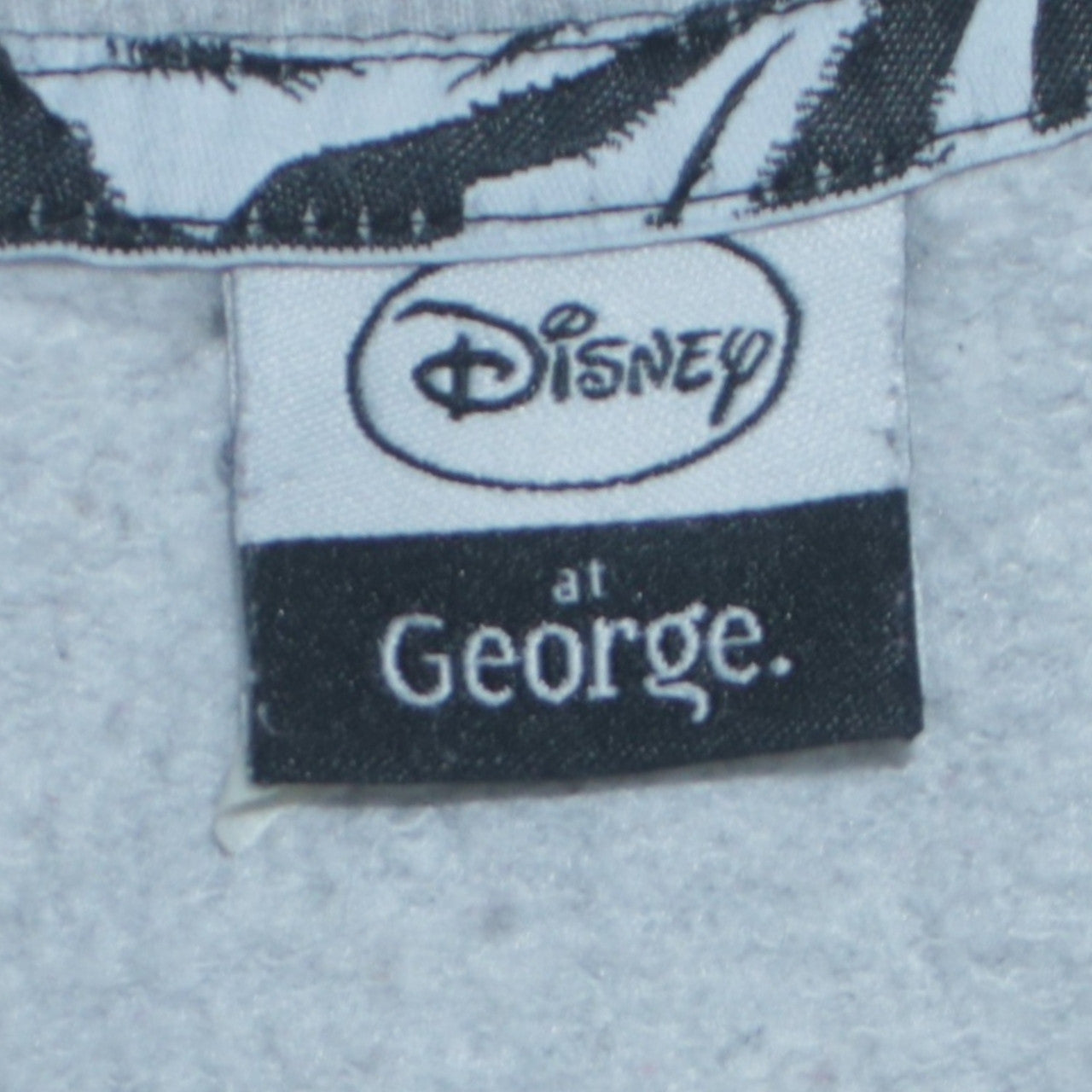 Disney at George Womens Grey & Black Mickey Mouse Sweatshirt Size M