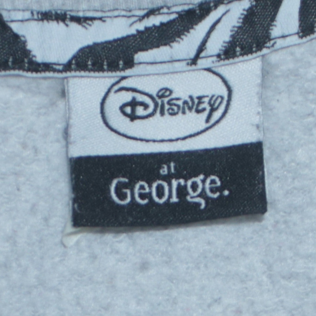 Disney at George Womens Grey & Black Mickey Mouse Sweatshirt Size M