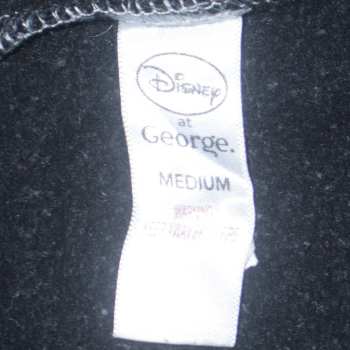 Disney at George Womens Grey & Black Mickey Mouse Sweatshirt Size M