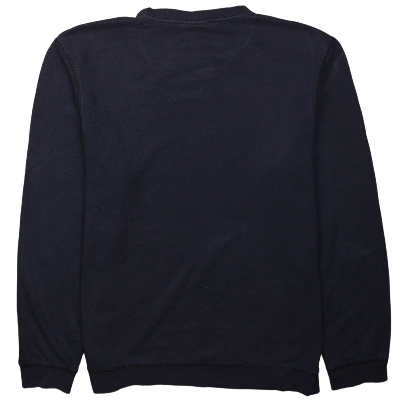 Vans Mens Blue Logo Crew Neck Pullover Sweatshirt Size L