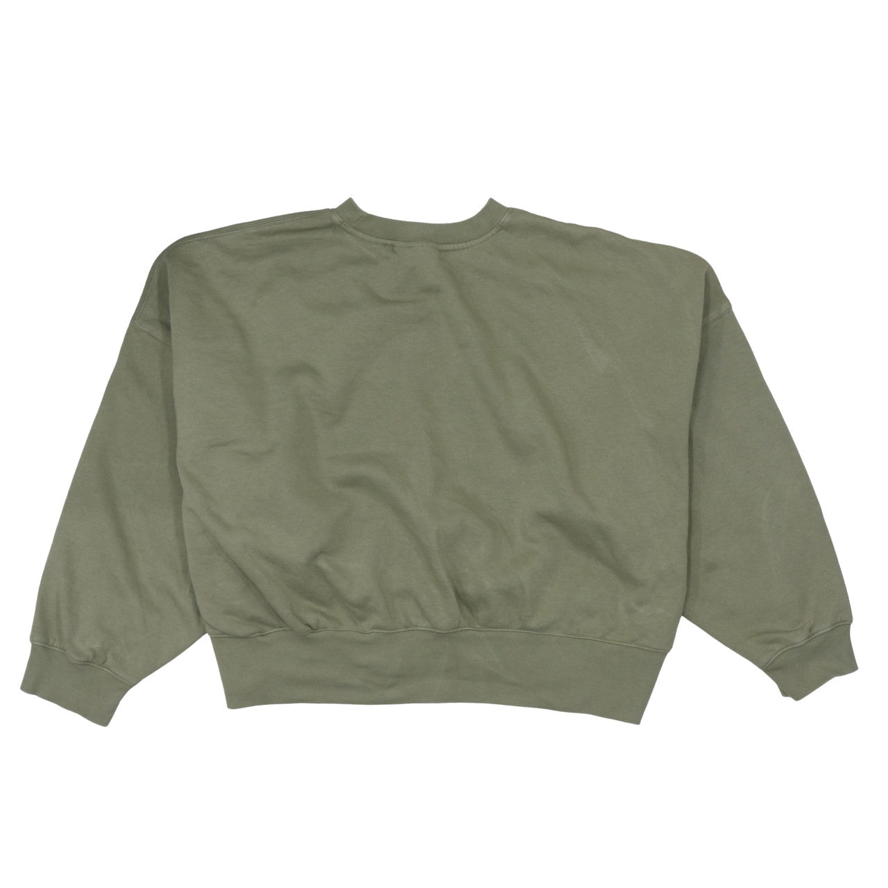 Adidas Women Khaki Green Crew Neck Pullover Sweatshirt Size 22