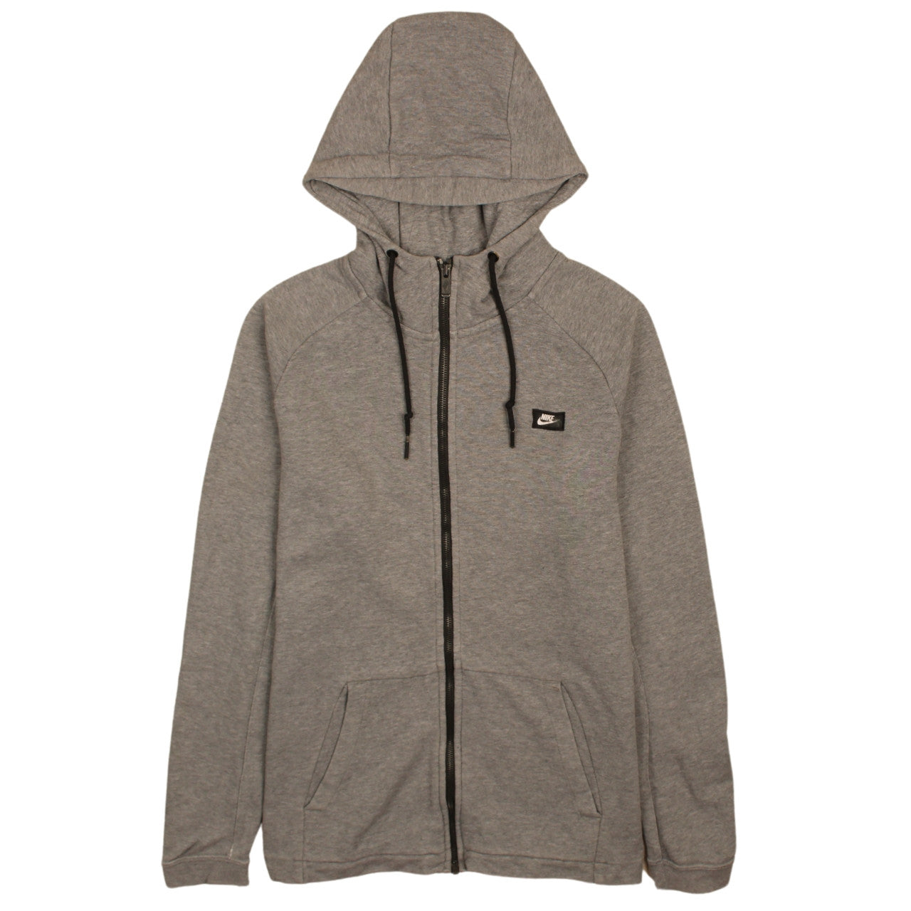 Nike Men's Grey Full Zip Hoodie Size M Regular Fit