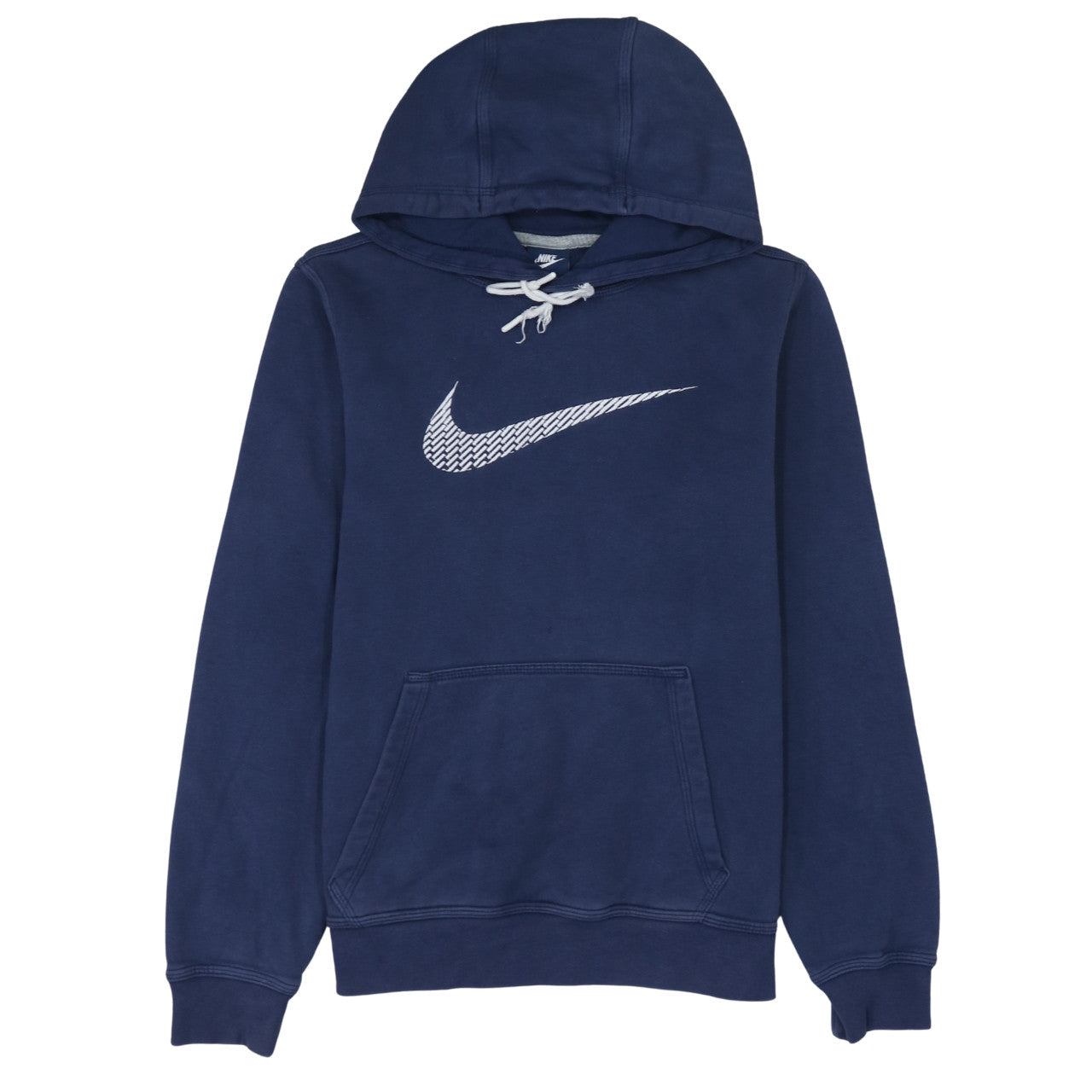 Nike Men's Blue Pullover Hoodie Regular Fit Size M Fleece Sweatshirt