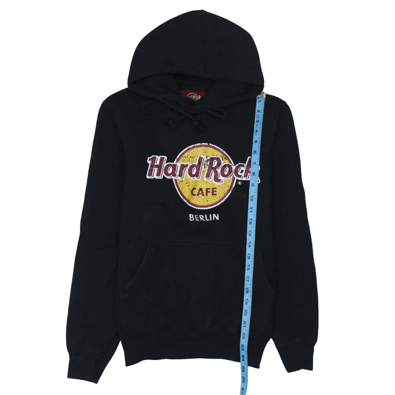 Hard Rock Cafe Berlin Women's Black Medium Pullover Hoodie Cotton Blend