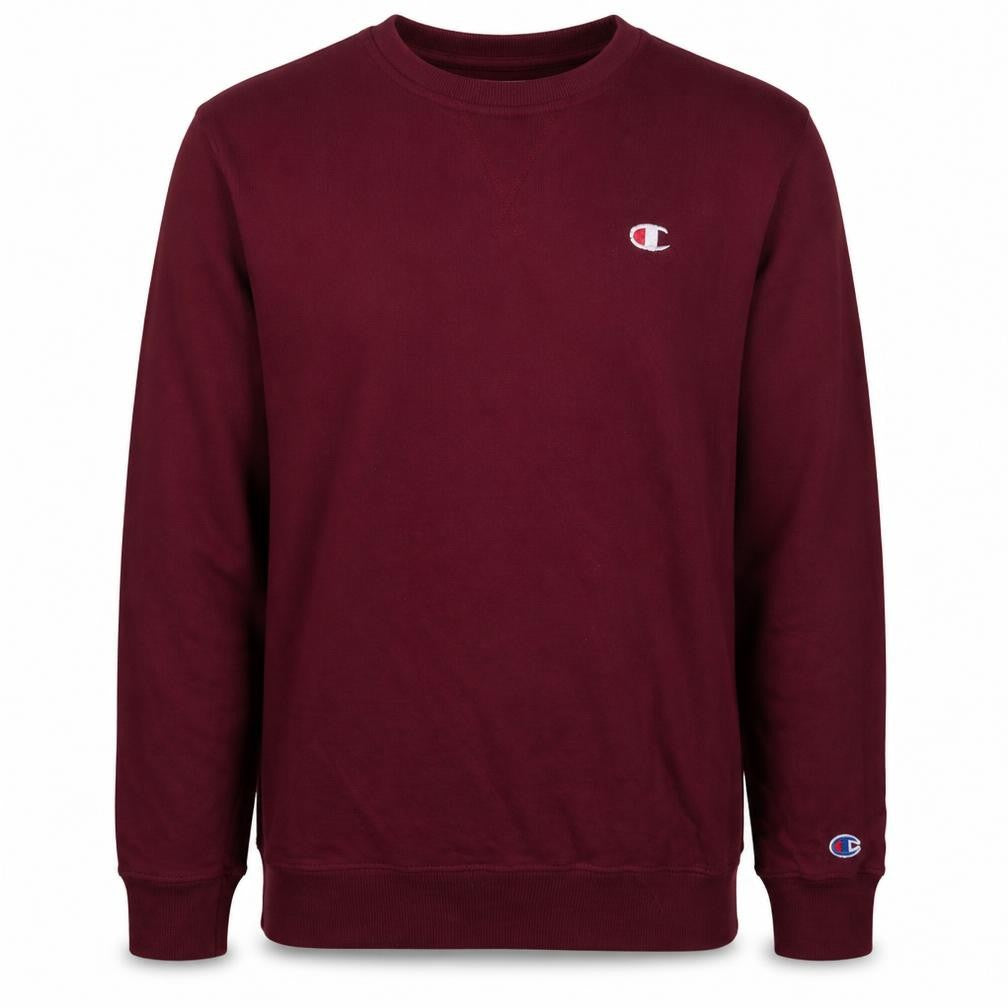 Champion Men's Red Crew Neck Pullover Sweatshirt Size M