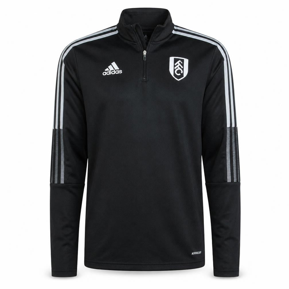 Adidas Men’s Black 1/4 Zip Fulham FC Training Sweatshirt Size S